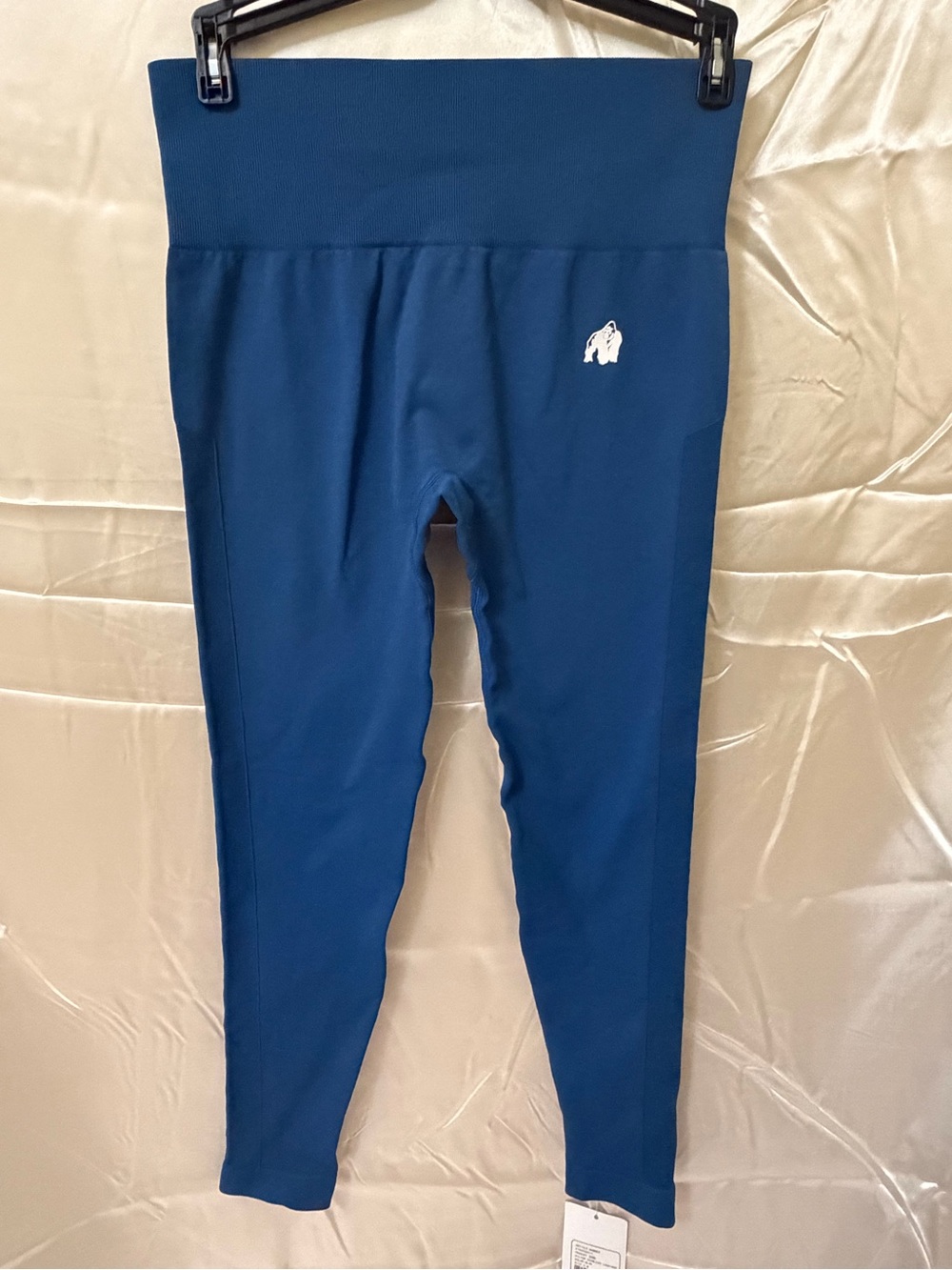 Gorilla Wear Hilton Seamless Leggings Women S/M Blue High Waist NWT Gym Workout